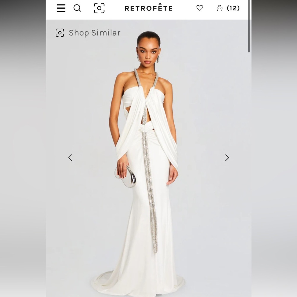 Retrofete Gaia Dress- White